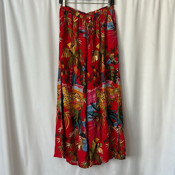 Cynthia Rowley Pants - Cynthia Rowley Beautiful Colorful Wide Leg Tropical Pants **Size M** 🌴🌺🌴